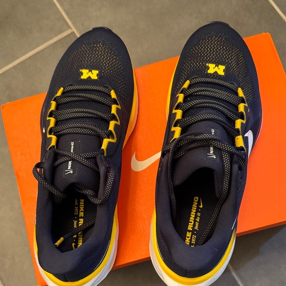 NWT! Men’s size 10.5 Nike Zoom Pegasus 41 Michigan - Picture 4 of 8